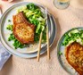 Air-fryer pork chops Air fryer pork chops served with green veg