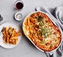 Best ever pasta bake recipes Chicken pasta bake served in a casserole dish