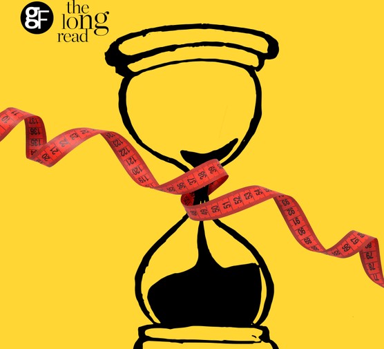 Illustration of egg timer with a tape measure