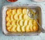 Gnocchi alla romana with tomato sauce served in a roasting dish