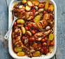 Harissa chicken traybake