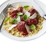 Italian meatballs with orzo