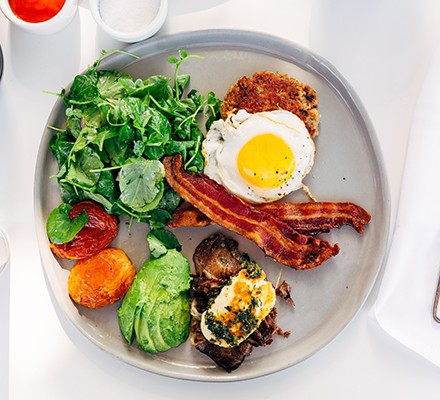 Healthy ketogenic breakfast