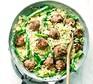 Orzo recipes Asparagus & meatball orzo