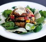 Aubergine timbales with goat's cheese