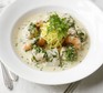 Spaghetti with seafood velouté