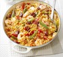 Spanish rice & prawn one-pot Spanish rice & prawn one-pot with peppers and chorizo