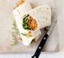 Carrot & hummus roll-ups