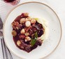 Slow cooker beef bourguignon Beef bourguignon with mash in bowl