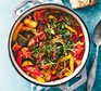 Slow cooker ratatouille Slow cooker ratatouille served in a casserole dish